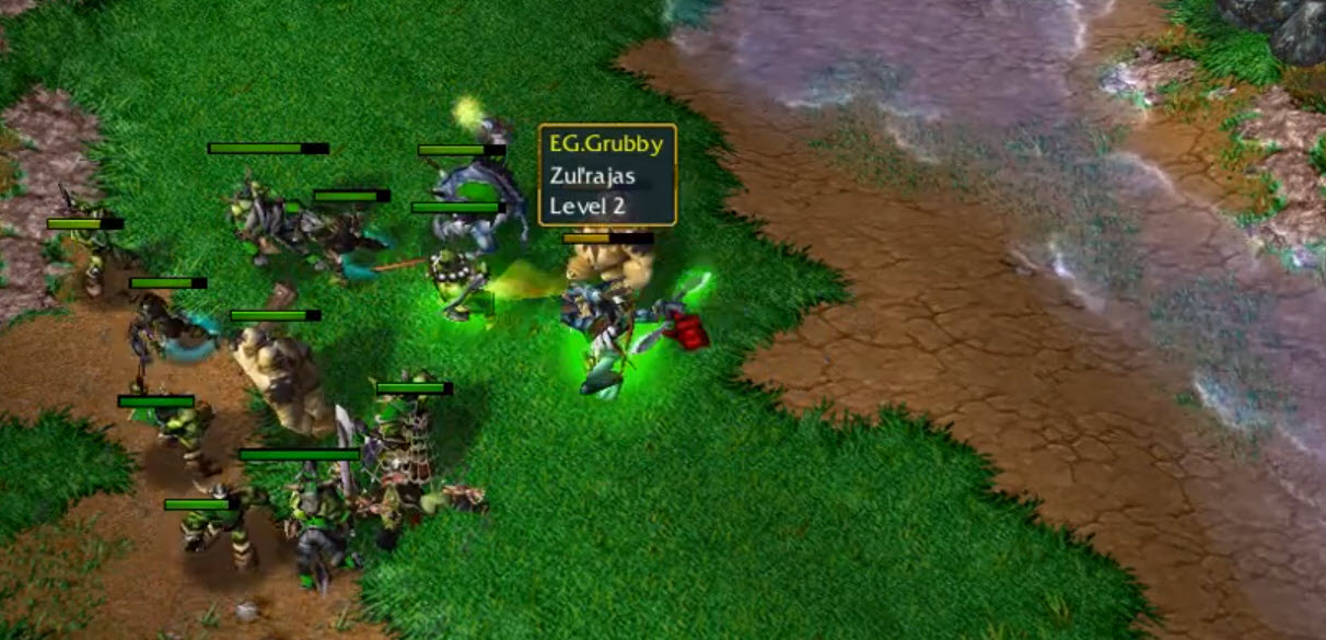 Warcraft 3 human strategy