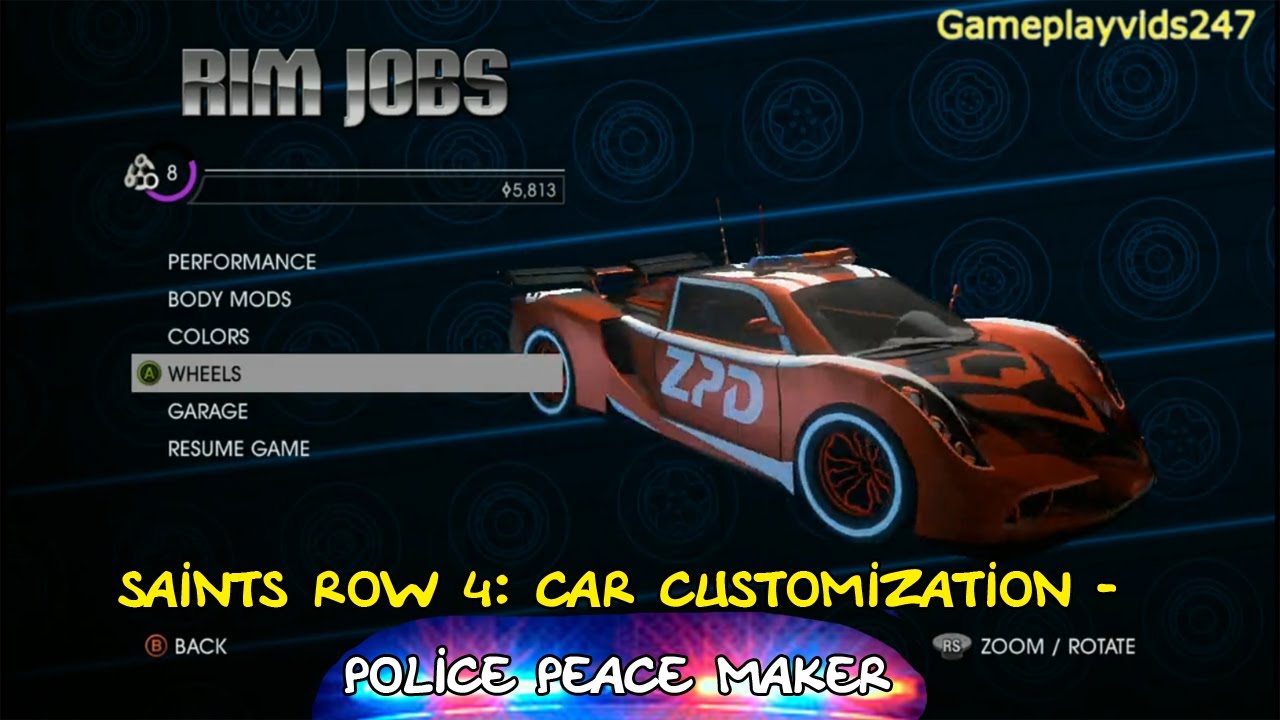 Saints row 4 customize any vehicle release